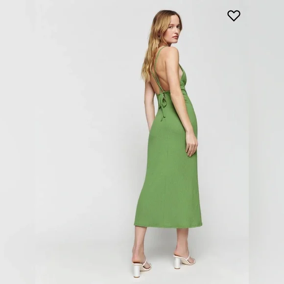 Reformation green knit dress Reformation green knit dress